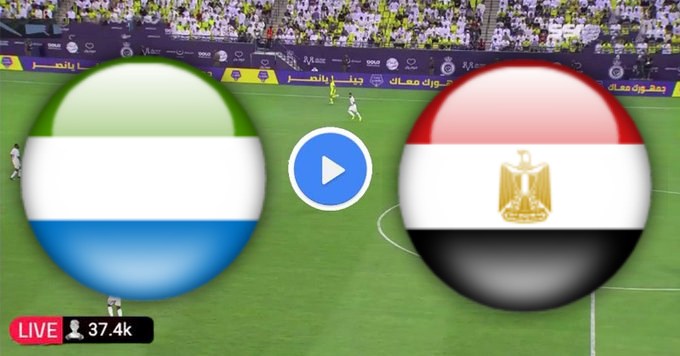 مشاهدة مباراة مصر وسيراليون بث مباشر تصفيات افريقيا لكاس العالم 2026