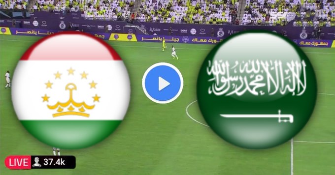 مشاهدة مباراة السعودية و طاجيكستان بث مباشر بتاريخ 26-3-2024 تصفيات كاس العالم